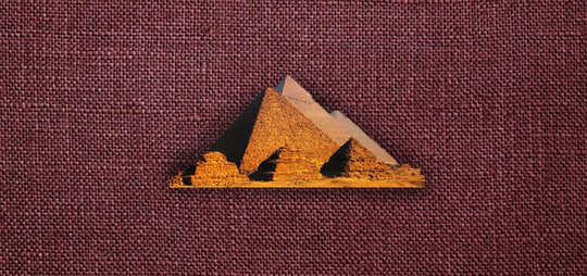 pyramids made with hemp rope