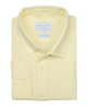 a product image of a yellow hemp shirt which is eco friendly