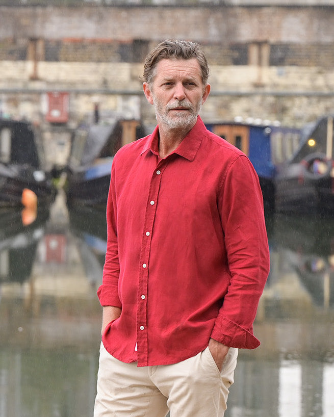 Bourgogne Red Hemp Shirt Babble Hemp