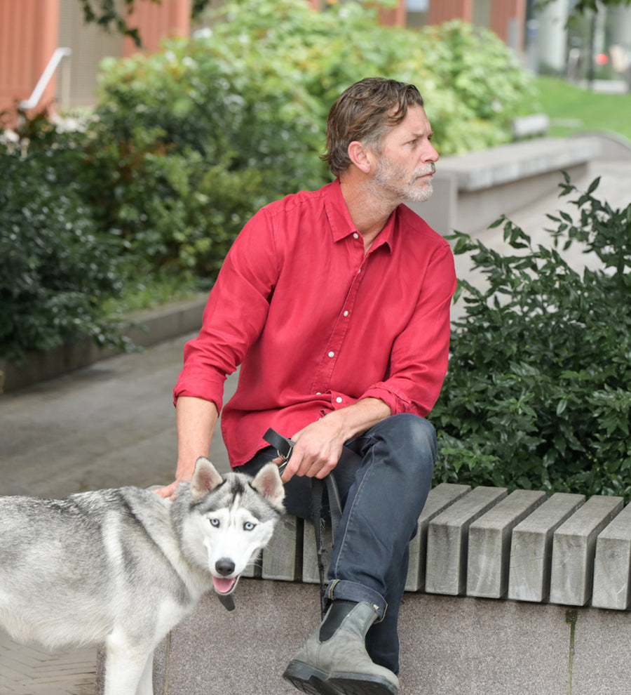 Bourgogne Red Hemp Shirt