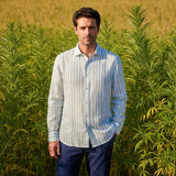 Chatham Striped Hemp Shirt