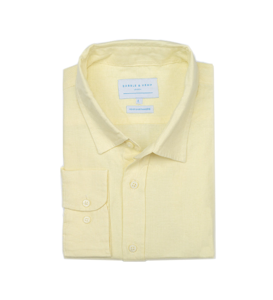 Dawn Yellow Hemp Shirt