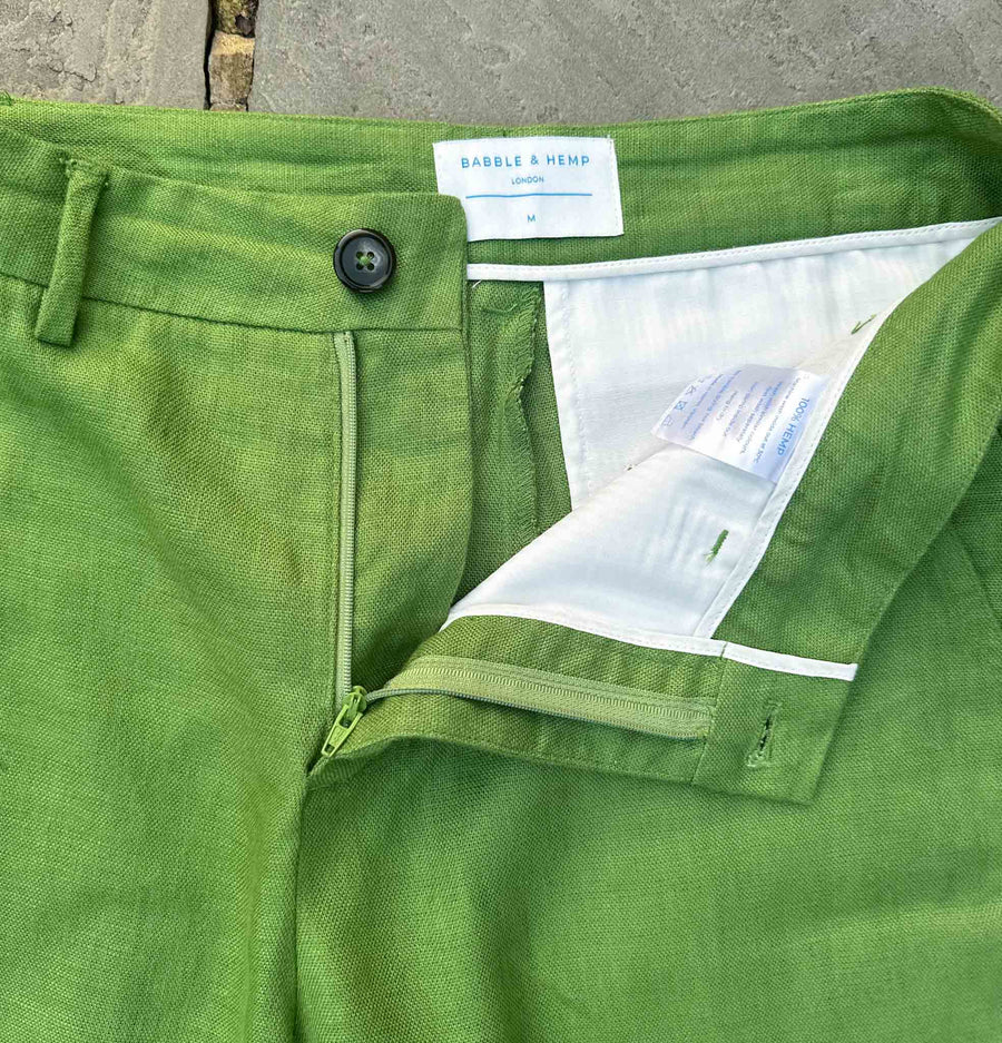 Kashgar Green Hemp Shorts