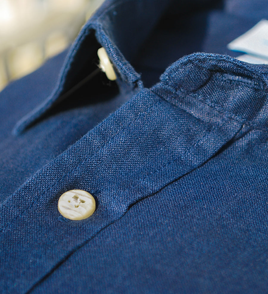 Midnight Blue Explorer Hemp Shirt