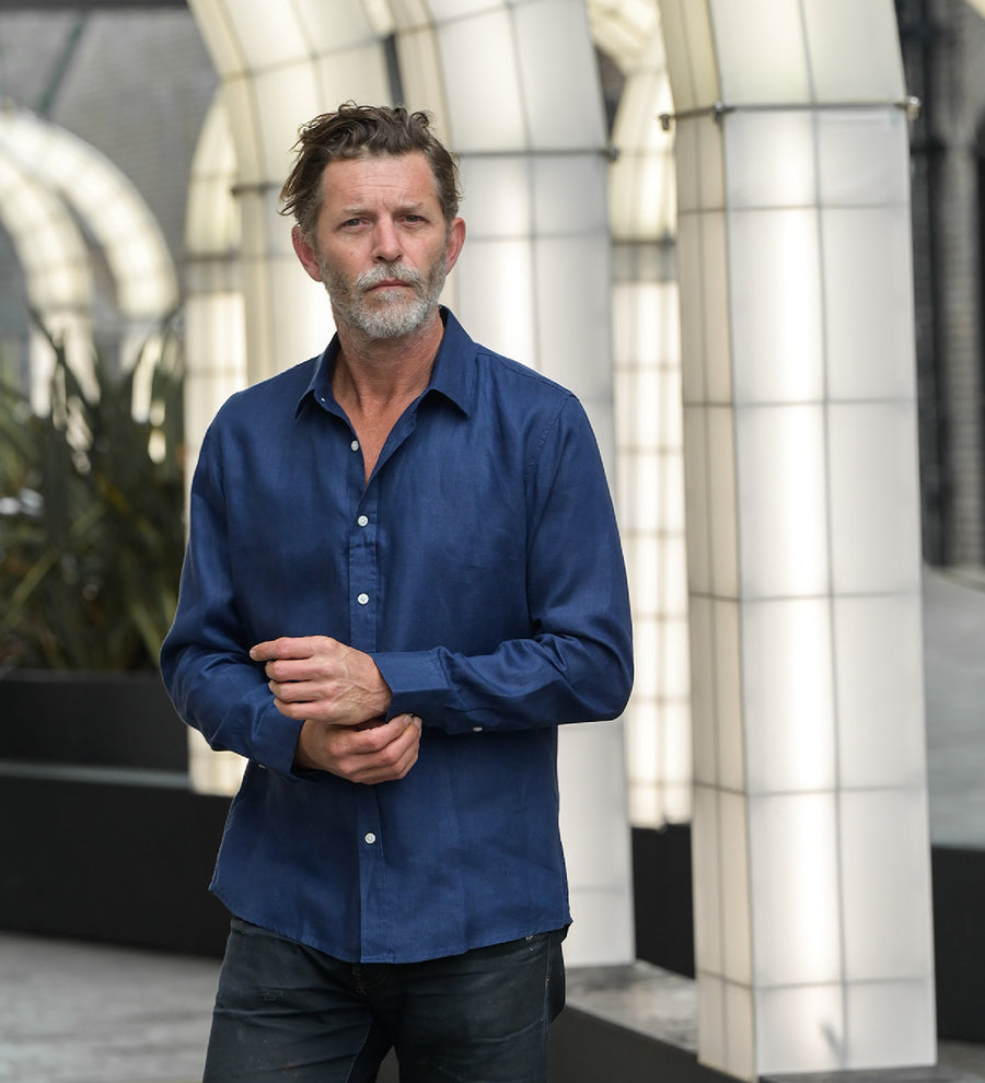 Midnight Blue Heavy Hemp Shirt