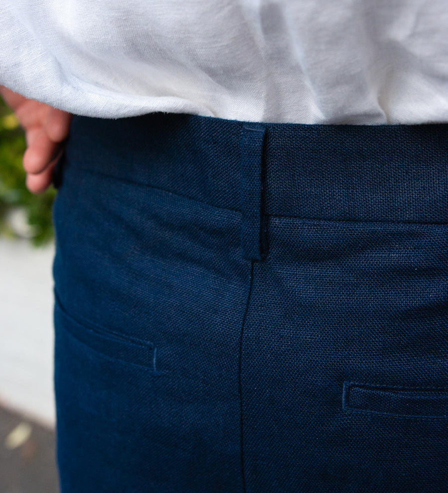 Midnight Blue Hemp Shorts