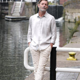 Pearl Grey Hemp Shirt