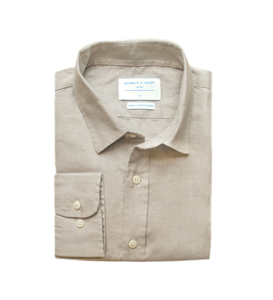 Oyster Grey Explorer Hemp Shirt