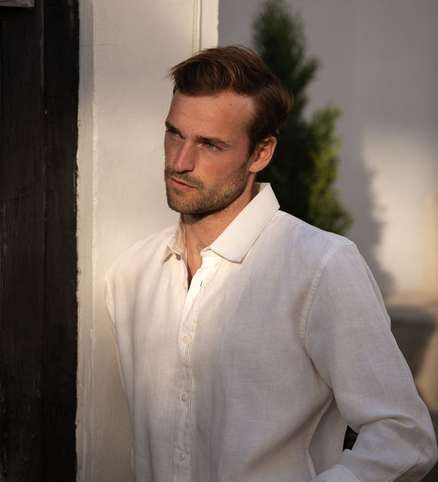 Portobello Ivory Hemp Shirt