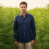 Midnight Blue Heavy Hemp Shirt