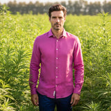 Byzantium Purple Heavy Hemp Shirt