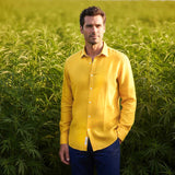 Gobi Yellow Heavy Hemp Shirt