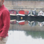 a video displaying our red hemp shirt whilst being worn by a man