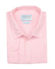 a product image of a pink hemp shirt
